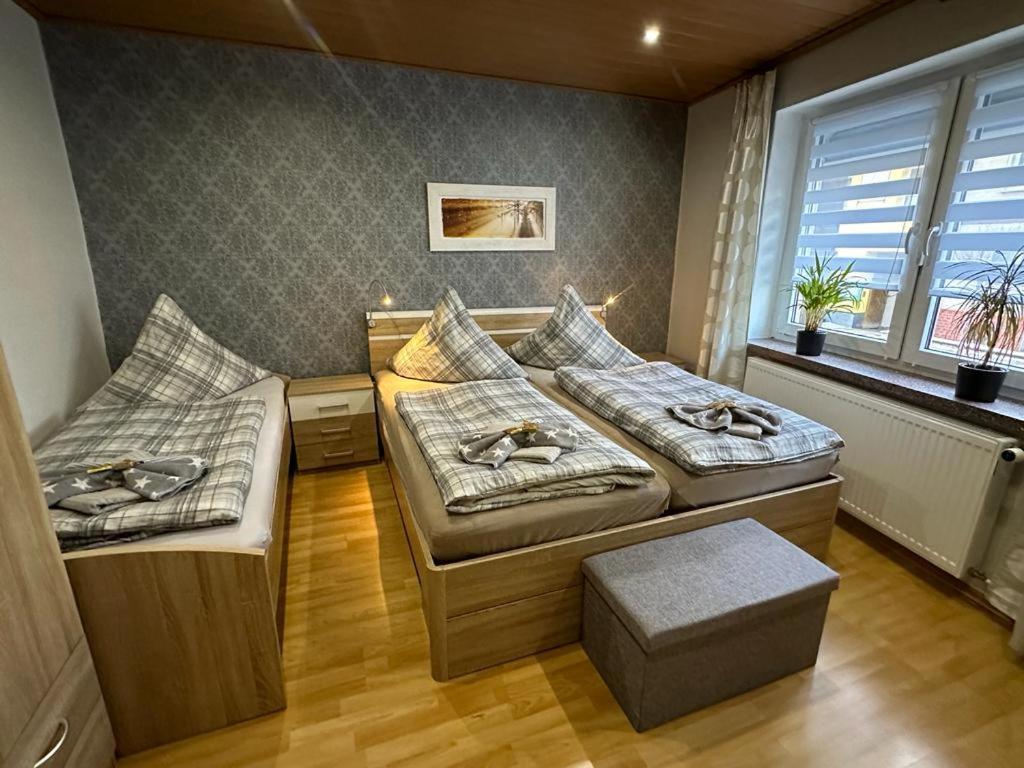 Christels Ferienwohnung 2 In Thale Mit Ueberdachter Terrasse, Kueche Mit Tv & Geschirrspueler Dış mekan fotoğraf