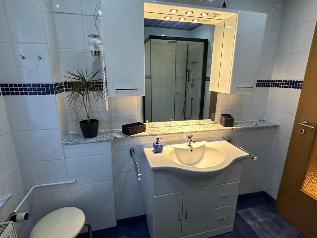 Christels Ferienwohnung 2 In Thale Mit Ueberdachter Terrasse, Kueche Mit Tv & Geschirrspueler Dış mekan fotoğraf