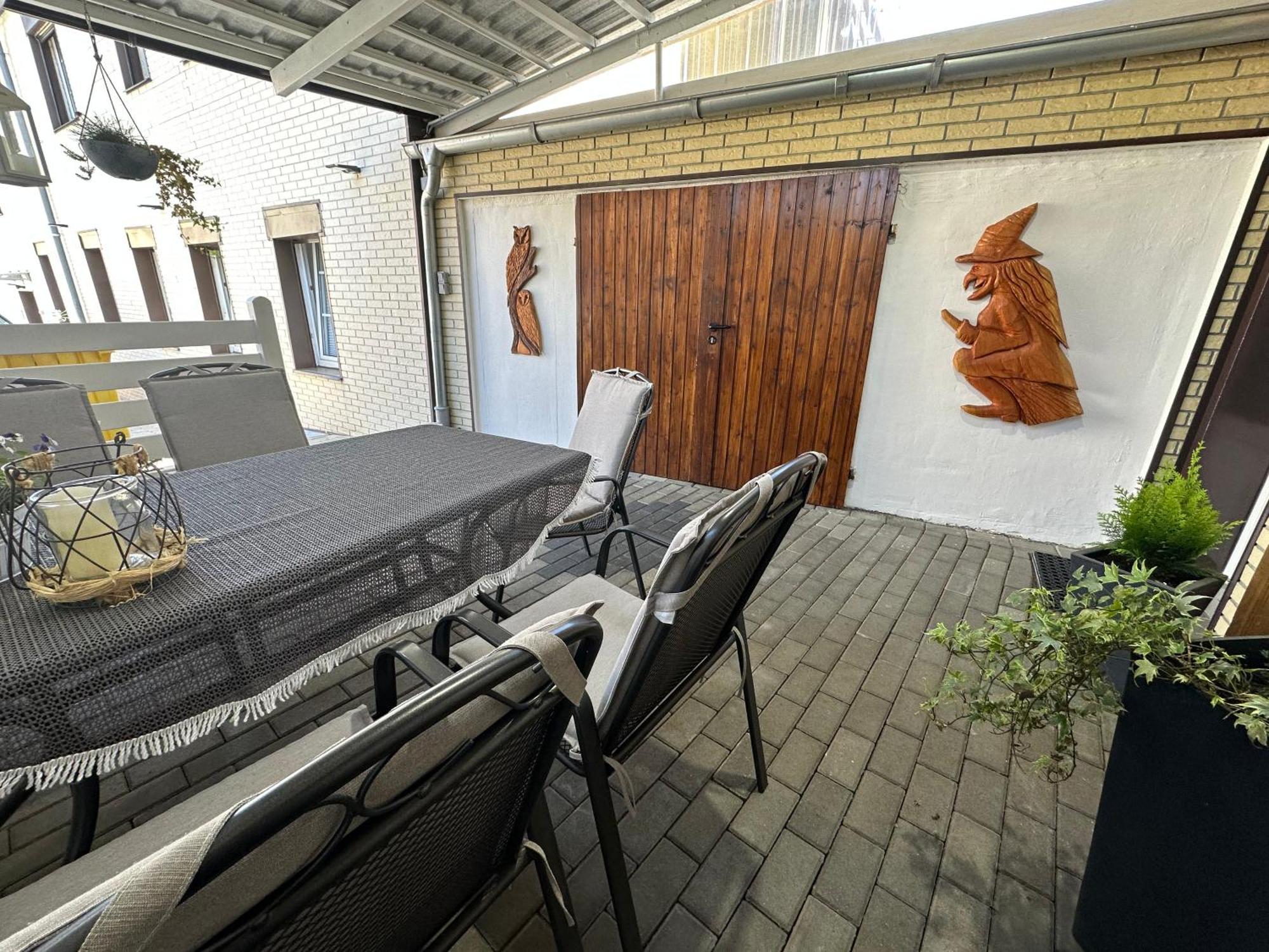 Christels Ferienwohnung 2 In Thale Mit Ueberdachter Terrasse, Kueche Mit Tv & Geschirrspueler Dış mekan fotoğraf